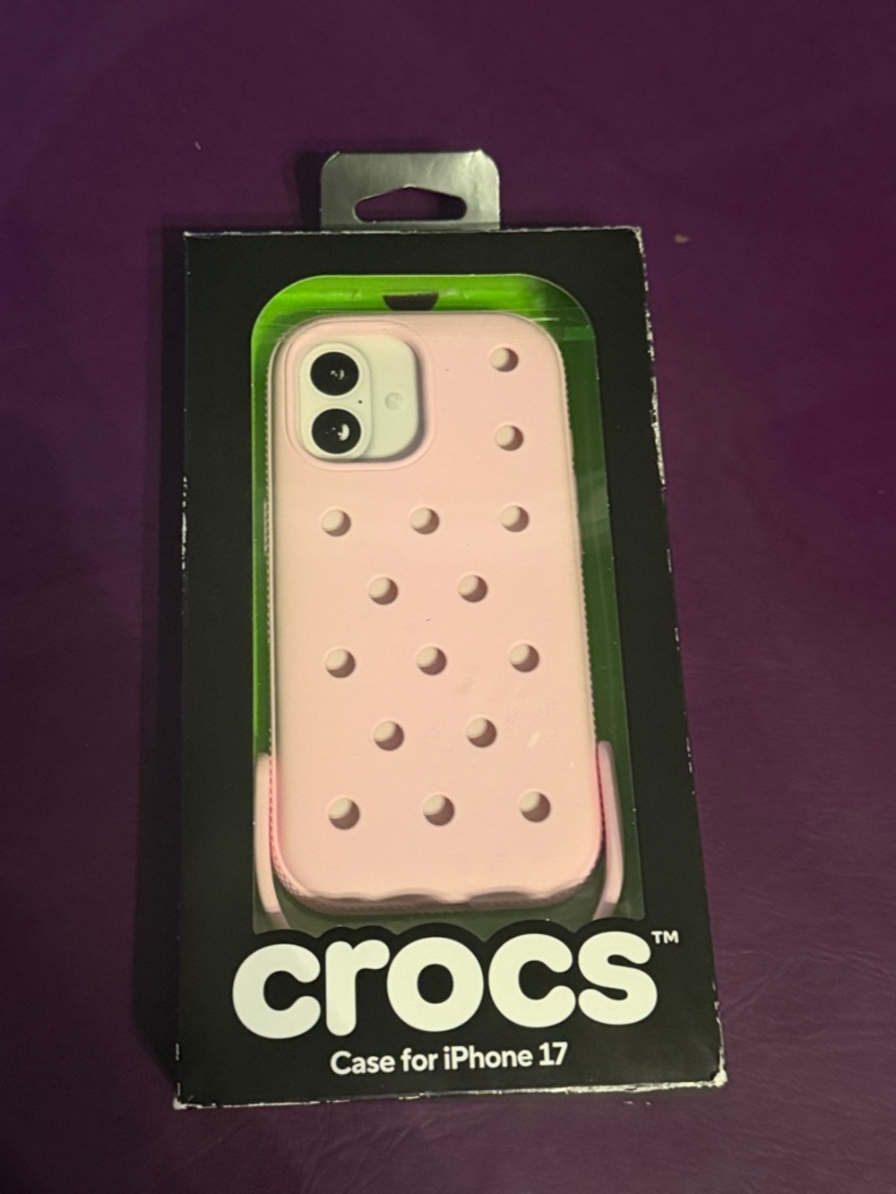 Crocs Pink Iphone 17 case